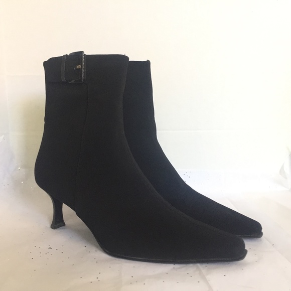 Stuart Weitzman Black Gortex Ankle Boot EUC! 10M - Picture 10 of 15